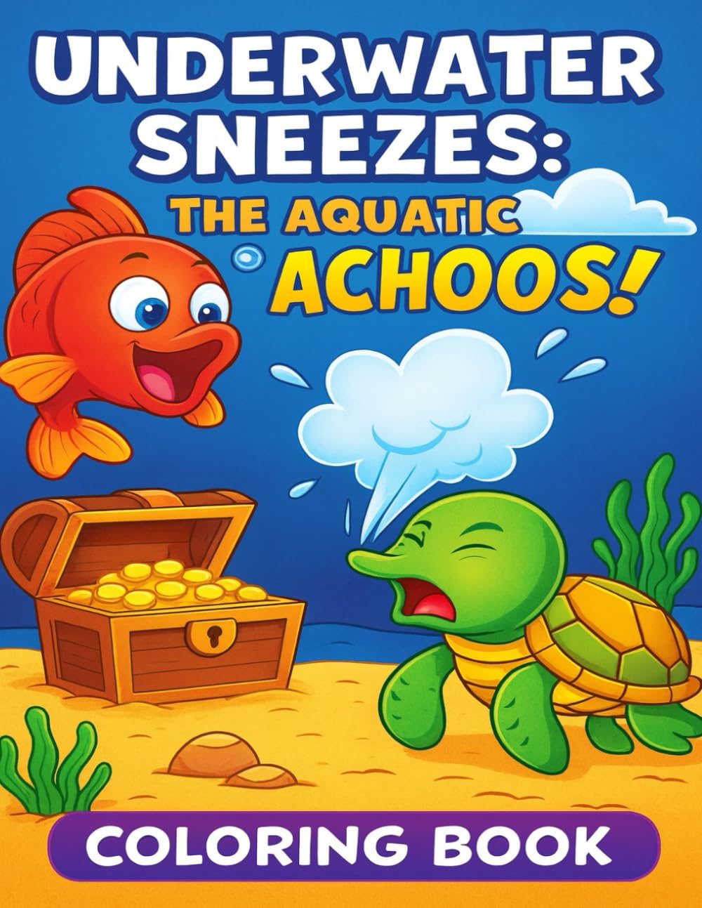 Cover of Underwater Sneezes: The Aquatic Achoos by William Yard